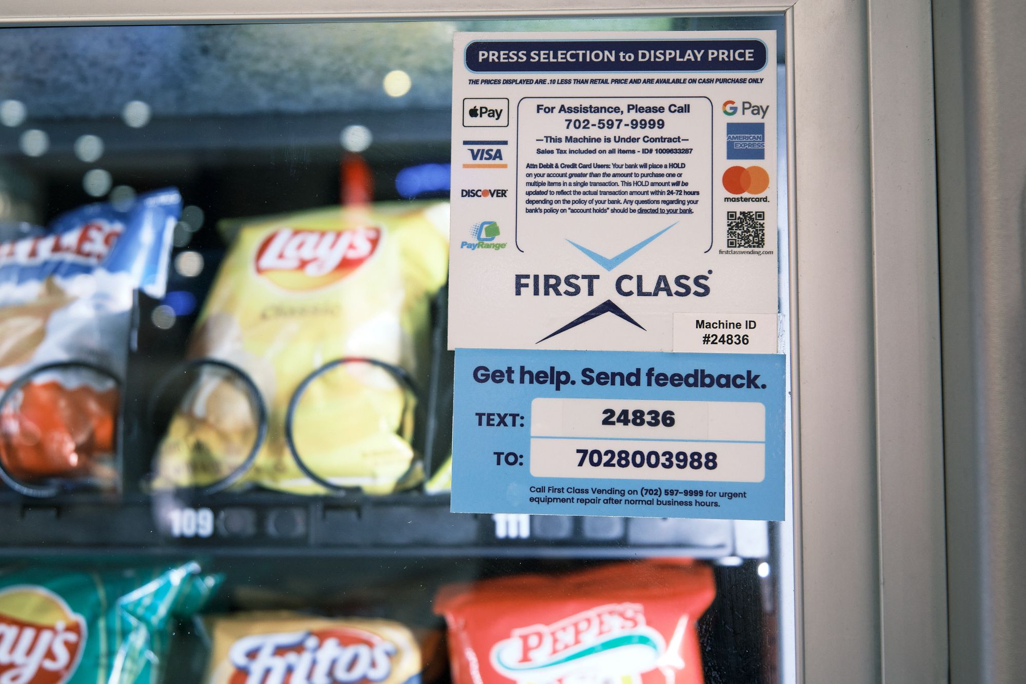 First Class Vending Still Setting the Pace.